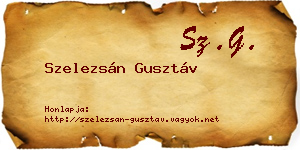 Szelezsán Gusztáv névjegykártya